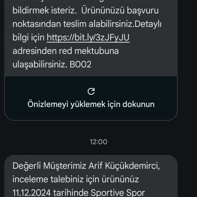 Sportive Mağazasında Garanti Sürecinde Yaşanan Sorun Ve Hediye Çeki Karmaşası