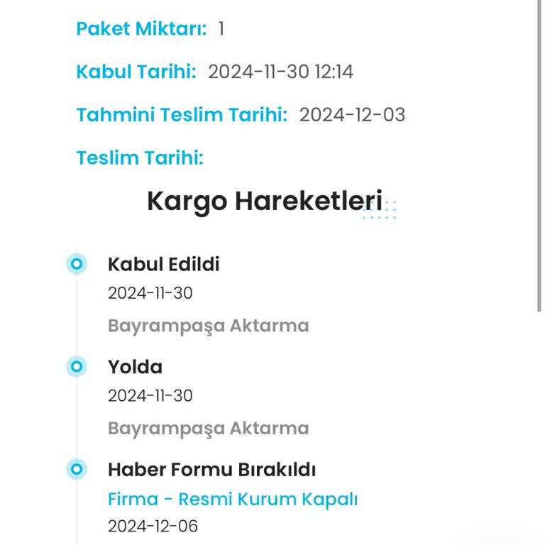 Zara Siparişimde Kaybolan Parçalar Ve İletişimsizlik