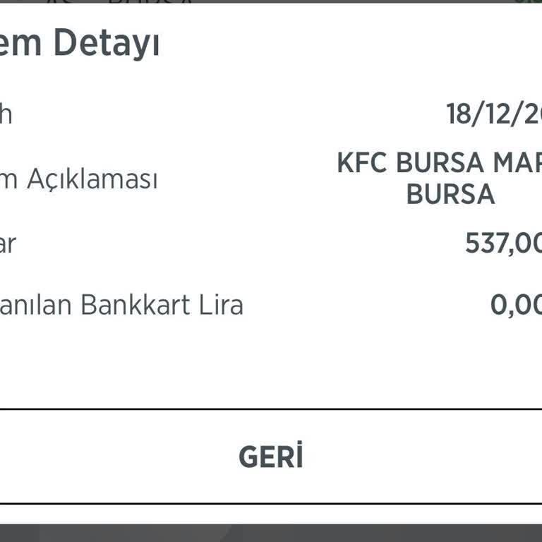 KFC'den Aldığımız Siparişin Hayal Kırıklığı
