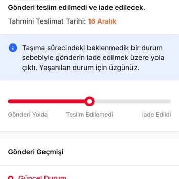 Teslim Edilmeyen Kargo Ve Yanıltıcı İade Süreci