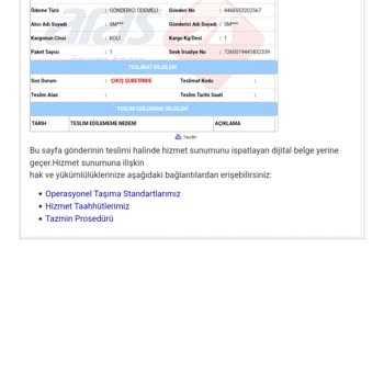 Teslim Edilmeyen Kargo Ve Yanıltıcı İade Süreci
