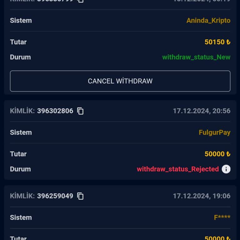 Kazandığım Paranın Ödenmemesi