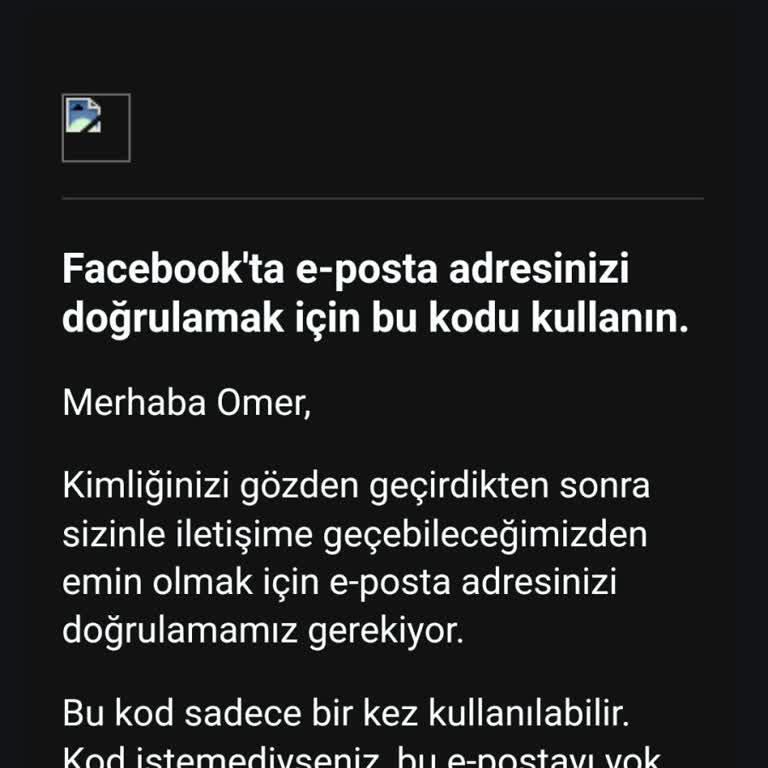 Facebook Hesabımın Geri Alınamaması
