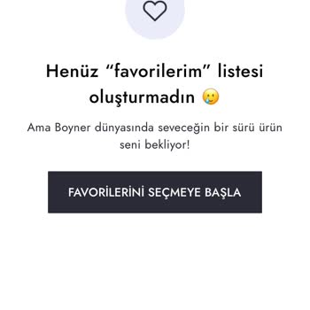 Boyner Uygulamasında Favori Ürünler Sorunu