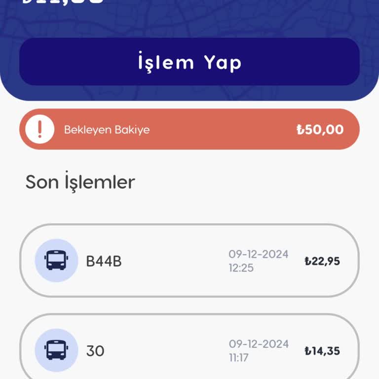 Mobil Uygulama Üzerinden Yüklenen Para Kartıma Geçmedi