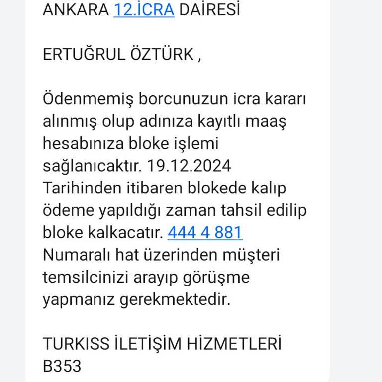 Haksız Fatura Ve İcra Tehditleriyle Mağduriyet