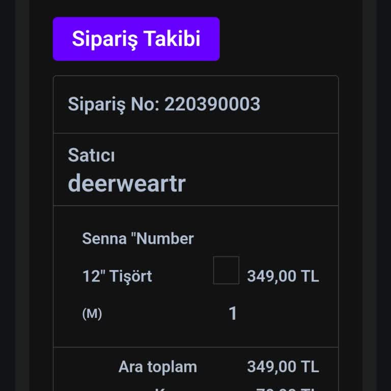 Üyelik Olmadan Verilen Siparişi İptal Etme Sorunu