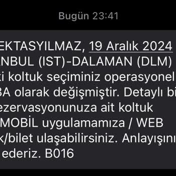 Hamile Yolcuya Yanlış Koltuk Ataması