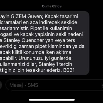 Stanley Termosun Akıtma Kabusu