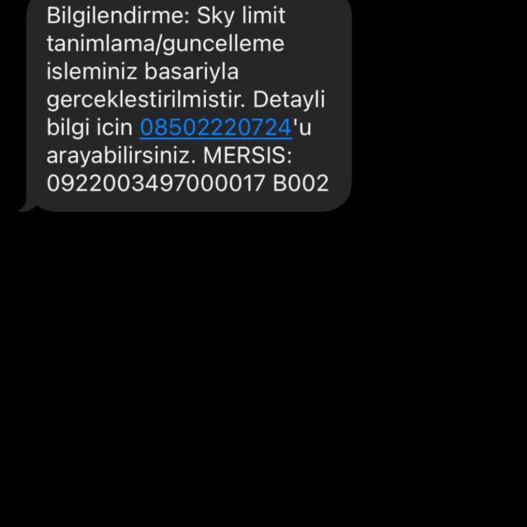 İzinsiz Sky Limit Tanımlaması Mağduriyeti