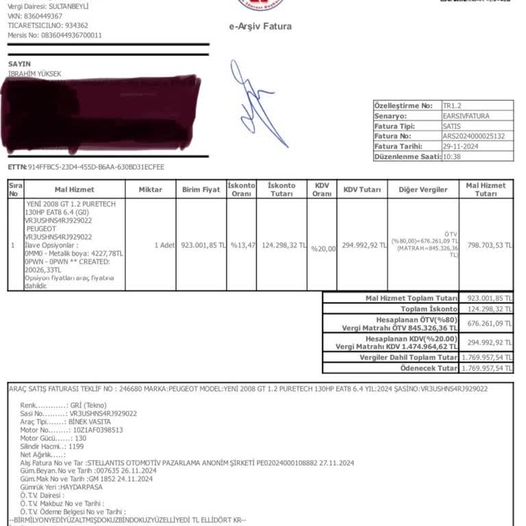 Peugeot'dan Aldığım Araçla İlgili Büyük Hayal Kırıklığı