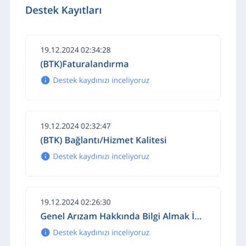 Gece Kesilen İnternet Ve Yanıt Alınamayan Destek Kayıtları