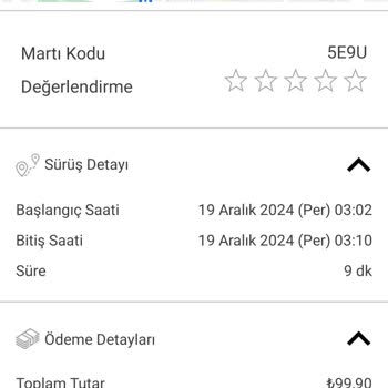 Martı Uygulaması Hatası Ve Fazla Ücret Kesintisi