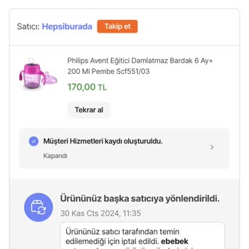 Teslim Edilmeyen Bebek Ürünü Ve Hayal Kırıklığı