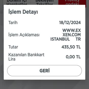 Yanlışlıkla Çekilen Üyelik Ücreti