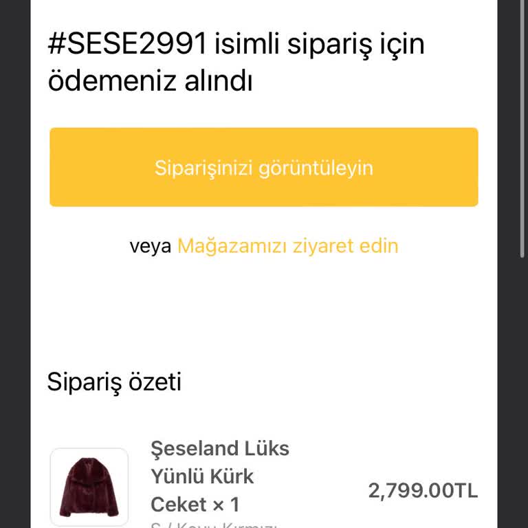 Sipariş Ulaşmadı Ve İletişim Eksikliği