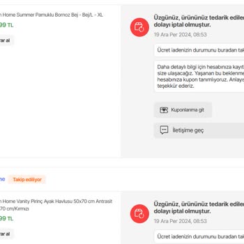 Kampanya Mağduriyeti: İptal Edilen Siparişler