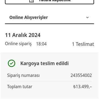 İptal Edilen Siparişin Ücret İadesi Sorunu