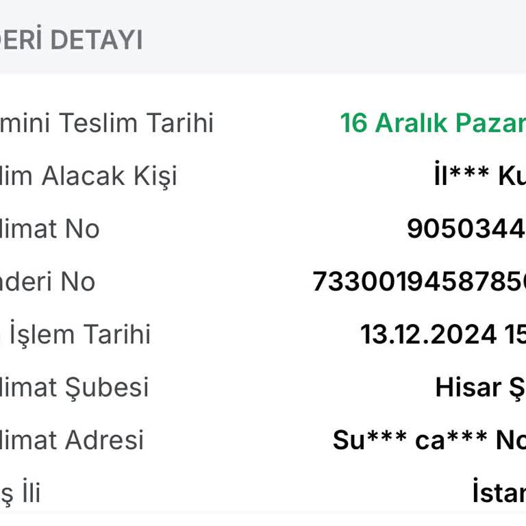 Kargo Teslimatında Yaşanan Gecikme Ve Mağduriyet