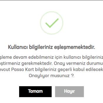 Passolig Kartı Güncelleme Sorunu