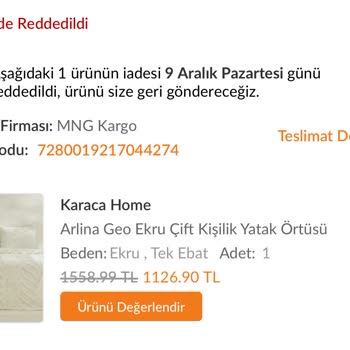 Yanlış İade Kodu Mağduriyeti