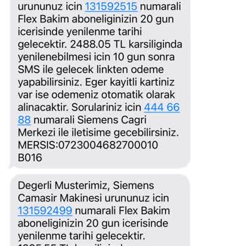 Siemens Abonelik Yenileme Ve İade Sürecinde Yaşanan Sorunlar