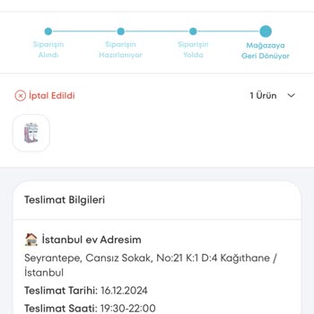 Teslim Edilmeyen Sipariş Ve İletişim Sorunları