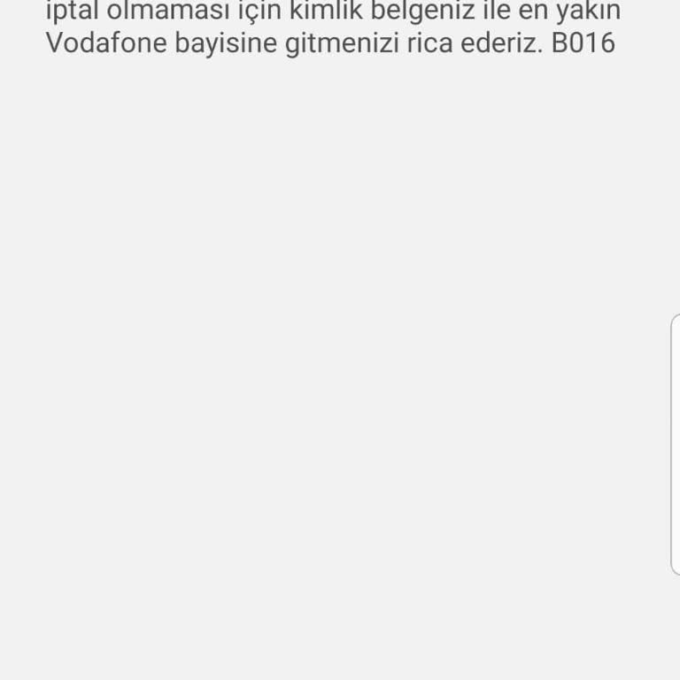 Vodafone Net Evrak Sorunu Ve İnternet Kısıtlaması