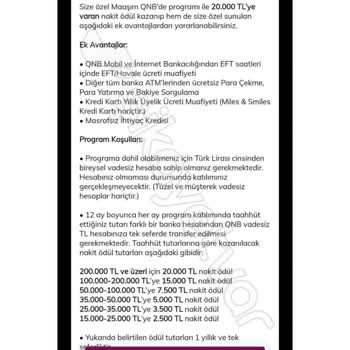 QNB Finansbank'ın Ödül Kampanyasında Yaşanan Mağduriyet