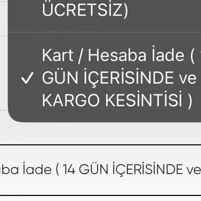 İade Ücretinde Haksızlık Ve Müşteri Hizmetleri Sorunu