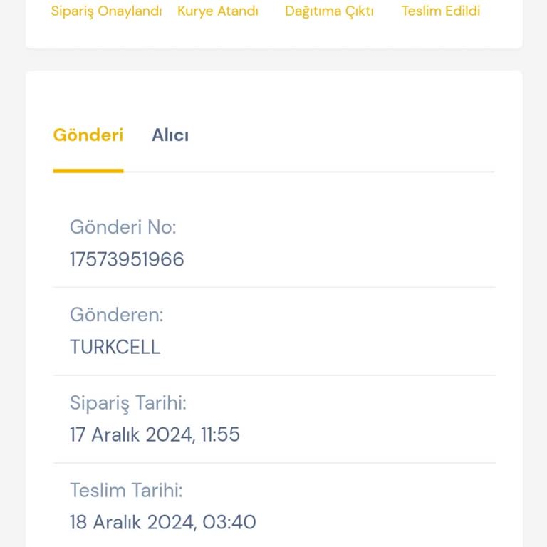 Gece Yarısı Teslim Edilmeyen Hat