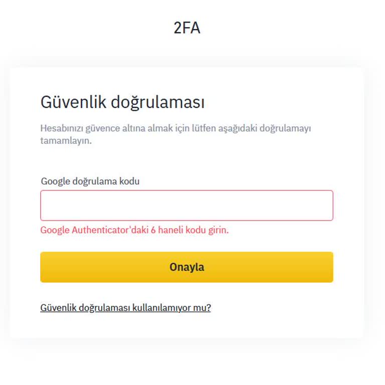 Binance TR'nin İlgisizliği Ve Google Authenticator Sorunu