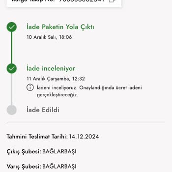 İade Sürecinde Yaşanan Gecikme Ve İlgisizlik