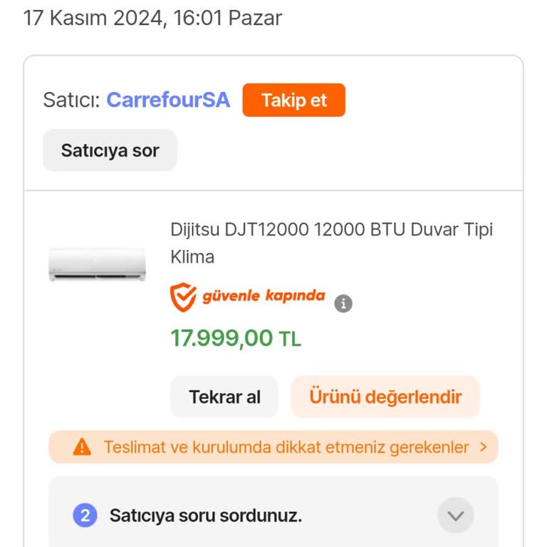 Klima Servisinde İletişim Ve Hizmet Eksikliği
