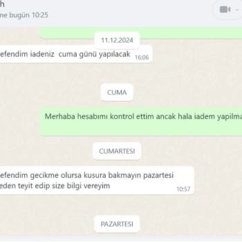 İade Sürecinde Yaşanan Gecikme Ve İletişim Sorunları