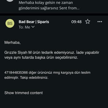 Teslim Edilmeyen Kargo Ve İlgisiz Hizmet