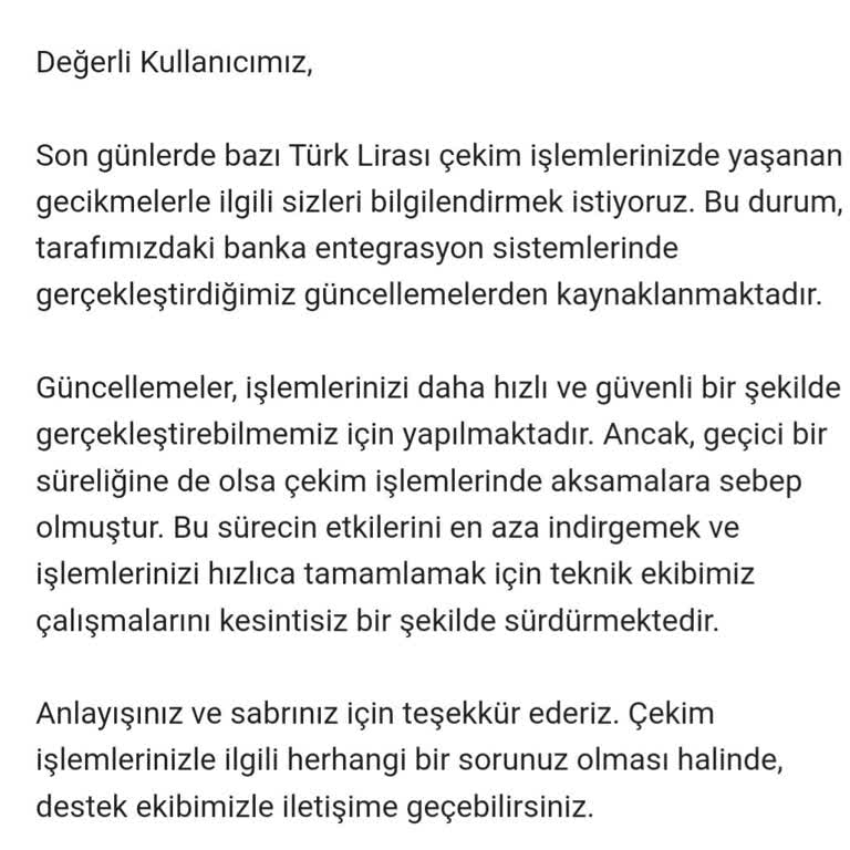 Bitci Borsasında Para Çekme Ve Coin Transfer Sorunları