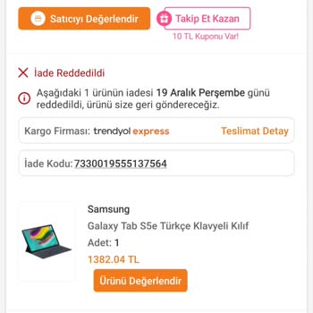 Trendyol'da İade Sorunu Ve Müşteri Hizmetleri Engeli