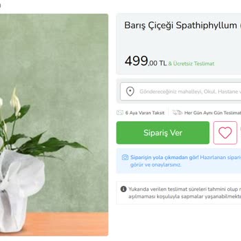Yanıltıcı Çiçek Gönderimi