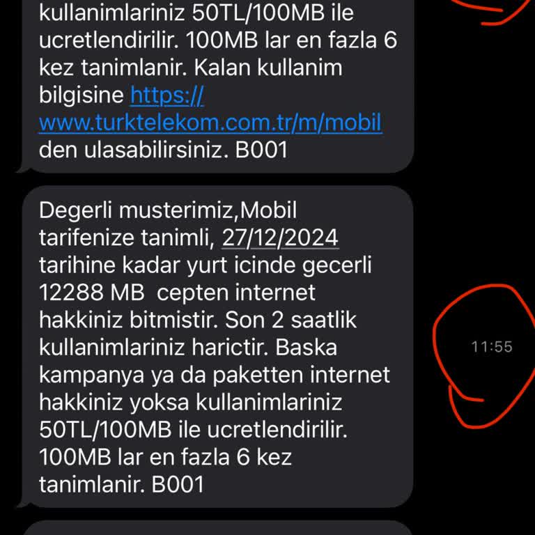 Türk Telekom'da Aniden Tükenen İnternet Paketi Sorunu