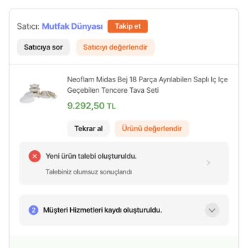 Neoflam Tencere Seti: 2 Günde Hasar Ve Müşteri Hizmetleri Sorunu