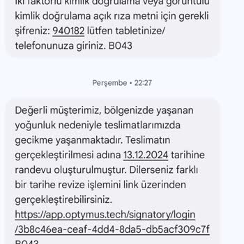 Teslimat Gecikmesi Ve Müşteri Memnuniyetsizliği