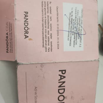Pandora Mağazasından Fiş Sorunu