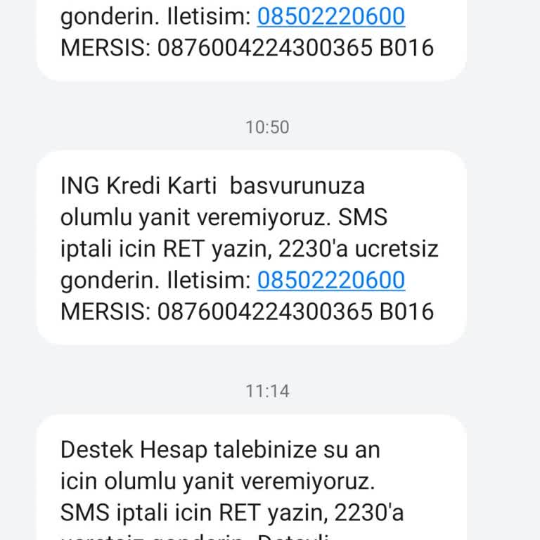 ING Pegasus Premium Kart Başvurusunda Sürekli Red Ve Destek Hesap Hayal Kırıklığı