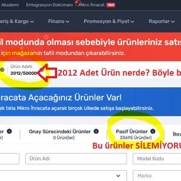 Trendyol Satıcı Panelinde Ürün Silme Sorunu Ve Tehditkâr E-postalar