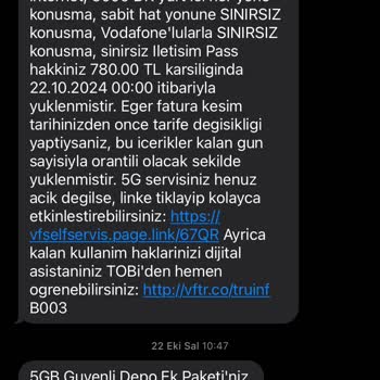 Vodafone'dan Hatalı Fatura Şoku!