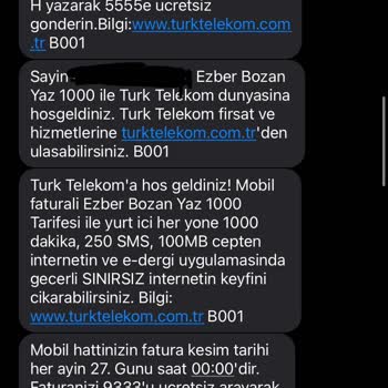 Vodafone'dan Hatalı Fatura Şoku!
