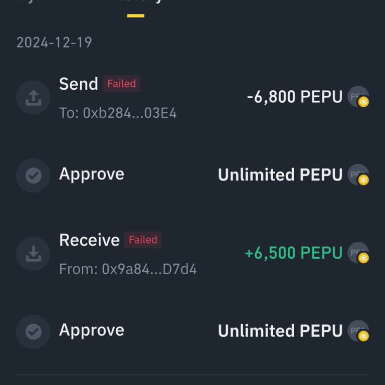Binance Web3 Cüzdanında Dönüştürme Problemi