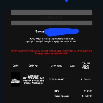 Yanıltıcı Stok Bilgisi Ve İade Sorunu