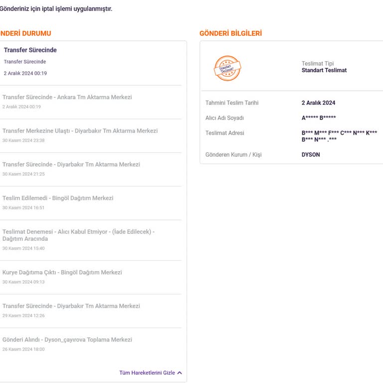 Dyson Türkiye'den Alışverişte Yaşanan Fiyat Farkı Ve İade Süreci Sorunu